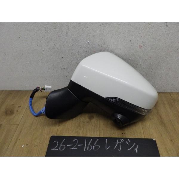 レガシィ BS9 左ドアミラー サイドミラー K1X ミツバ VB27 91036AL470