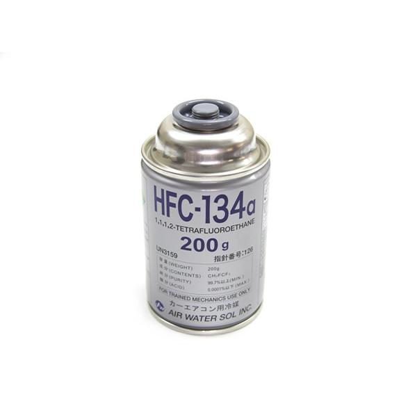 カーエアコンガス　R134A クーラーガス 補充 カーエアコン用 冷媒ガス HFC-134a 200g 缶 1