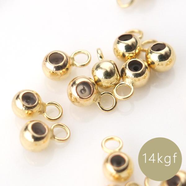 14KGF シリコン入りアジャスタービーズ 3mm ゴールドフィルド