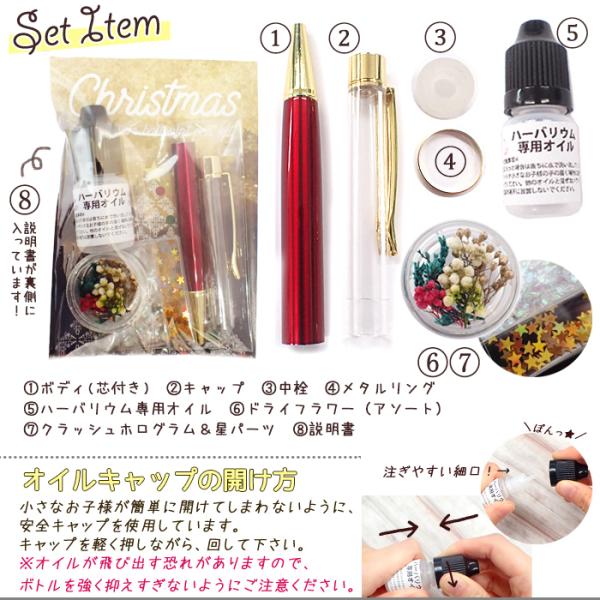 メール便送料無料 ハーバリウム ボールペン (45) 作成キット
