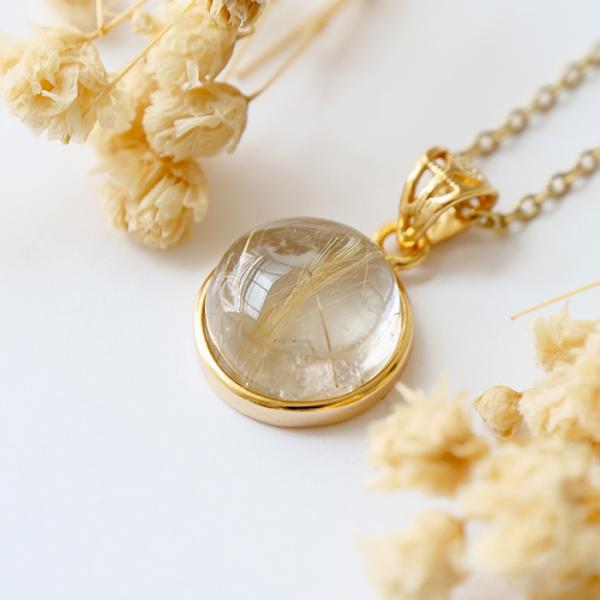 ルチルクォーツ 天然石 ペンダントトップ 楽天市場】ルチルクォーツ ペンダント トップ ヘッド 針水晶 SV