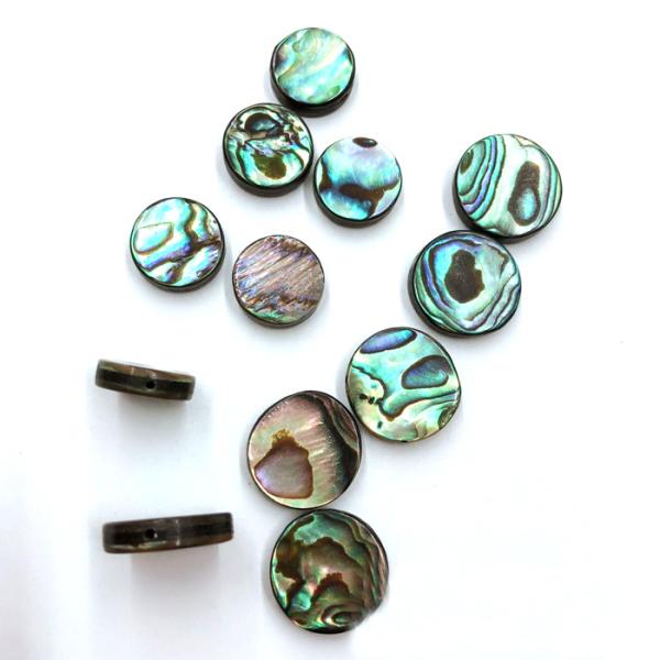 シェル パーツ 20. アバロン コイン 10mm 1個売り アクセサリー 円