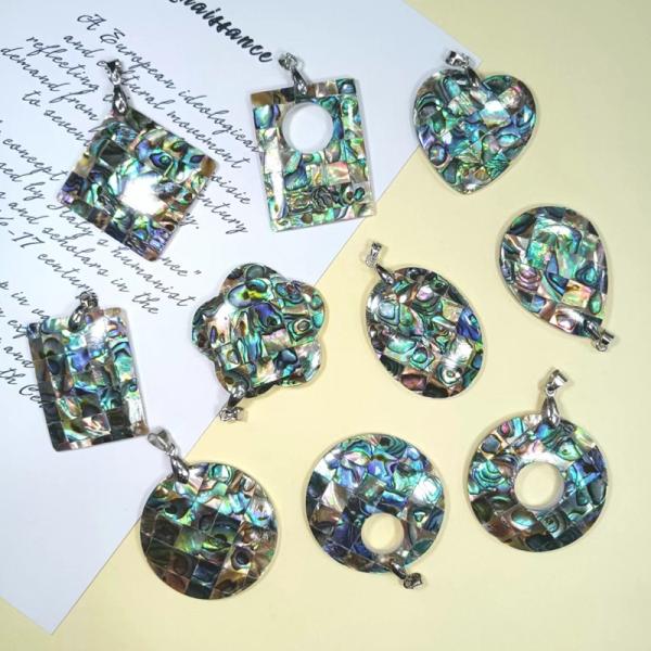 アバロンシェルのアクセサリーパーツ　6点 partsworldjp_parts-shell56a