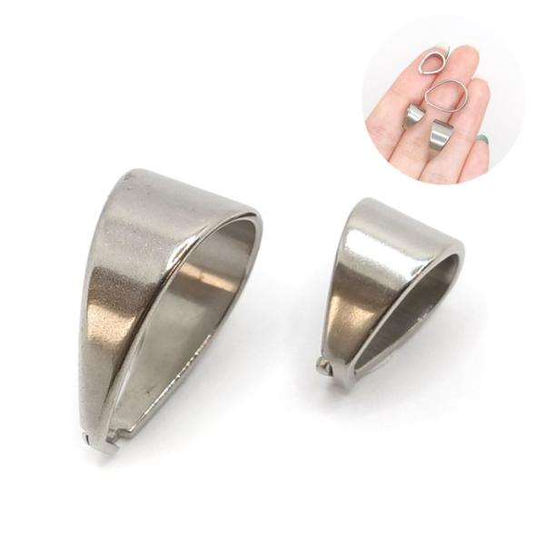 46.ステンレス バチカン 大 5個売り シルバー ハンドメイド