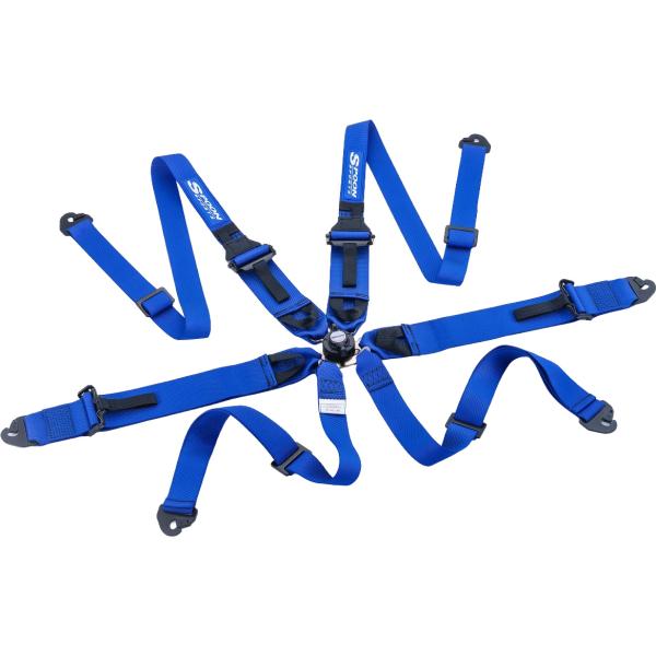 SPOON 6点式レーシングハーネス FIA 規格公認 競技専用品 ALL-81450-000
