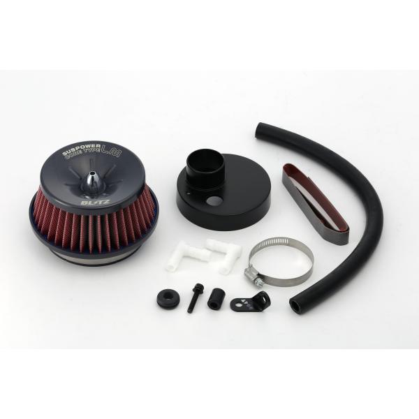 BLITZ SUS POWER CORE TYPE LM RED スズキ ワゴンRスティングレー WAGON R STINGRAY 2012/09-2017/02 MH34S,MH44S 59177