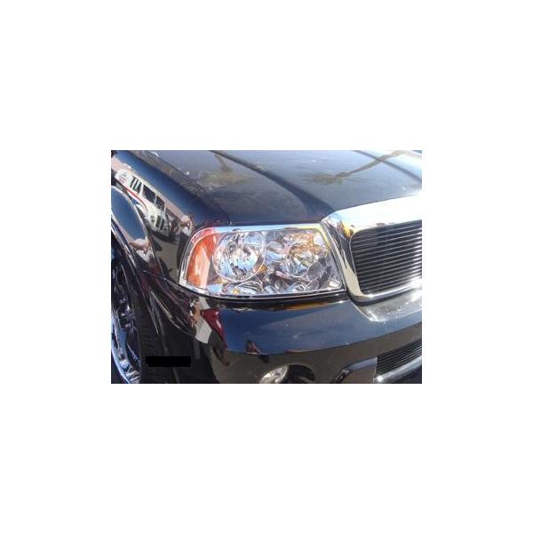 リンカーン クロームメッキヘッドライトリング ナビゲーター