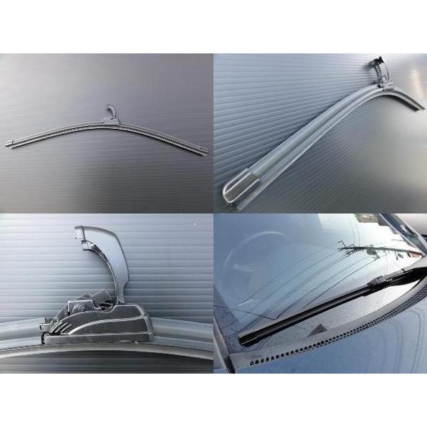 車種専用サイズ フォード エクスプローラー 98〜01.7 450ｍｍ+450ｍｍ エアロフラットワイパーブレード 運転席助手席 2本セット ゴム一体型