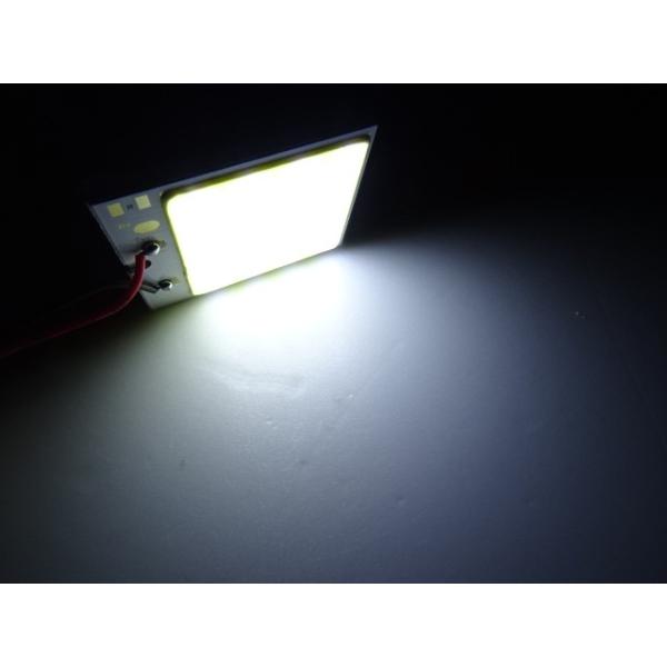 激光！ハイパワー面発光LEDバルブルームランププレート 40mmｘ35ｍｍ ホワイト ナンバー灯 COBチップ トランク マップランプ ルームランプ球