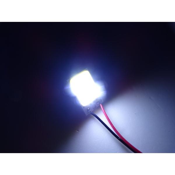 激光！ハイパワー面発光LEDバルブルームランププレート 26mmｘ16ｍｍ ホワイト ナンバー灯 COBチップ トランク マップランプ ルームランプ球