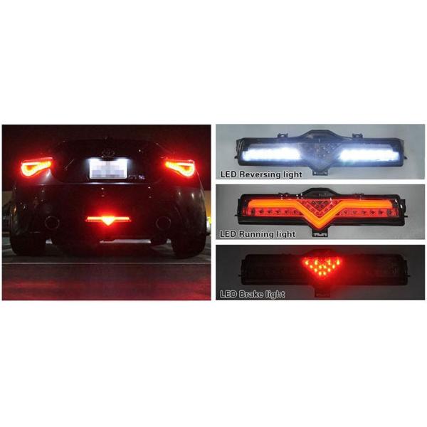 【新作】zn6 クリア仕様　バックフォグ 3Dライトバー搭載♪ フル LED バックフォグ リアフォグ ランプ