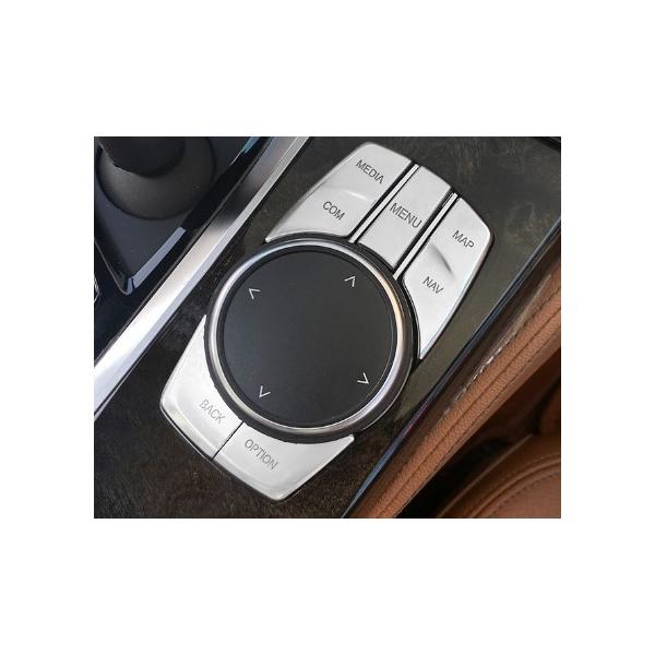 高品格♪ BMW サテンシルバー iDrive コマンド スイッチ カバー F90 M5 コンペティション 35ヤーレエディション ファーストED