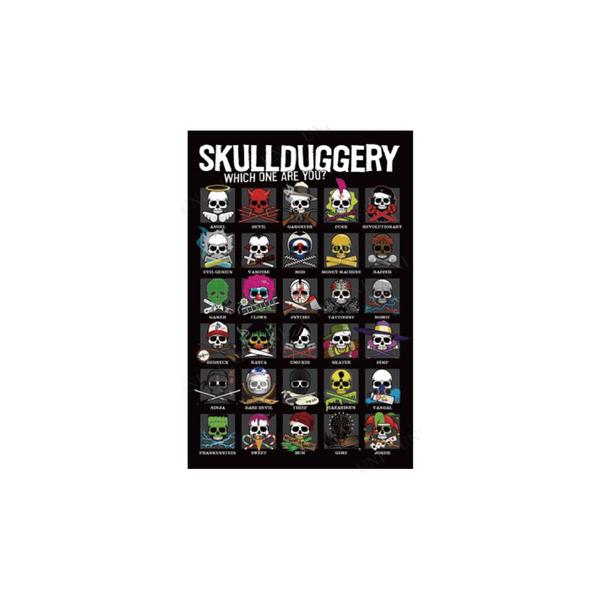 Skullduggery ポスター インテリア用品 ポストカード グラフィック CG