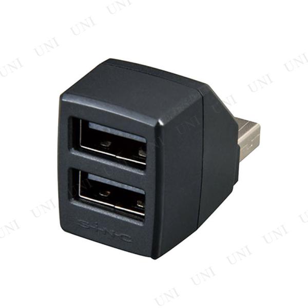 他サイト： セイワ 2USBコネクター カー用品 バイク用品 同時充電対応 自動識別IC搭載 リバーシブル仕様の商品画像