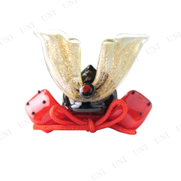 小さなガラス細工の兜飾り。勇ましく綺麗な配色のカブトが端午の節句にぴったりと合います【キーワード】店舗装飾品,デコレーション,ディスプレイ,POP,販促品,子供の日,こどもの日,装飾グッズ,おもちゃ,玩具,オモチャ,フィギュア,人形,子ども...