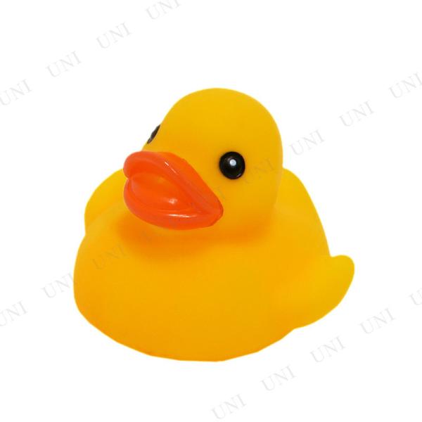 お祭りなどでの縁日すくいにピッタリ！ちょっと大きめサイズのアヒルちゃんの人形です。握るとピーピー鳴って子供たちも大喜び【キーワード】夏祭り,子ども会,屋台,イベント用品,イベントグッズ,人形すくい,景品,自治会,町内会,子供会,幼稚園,保育...