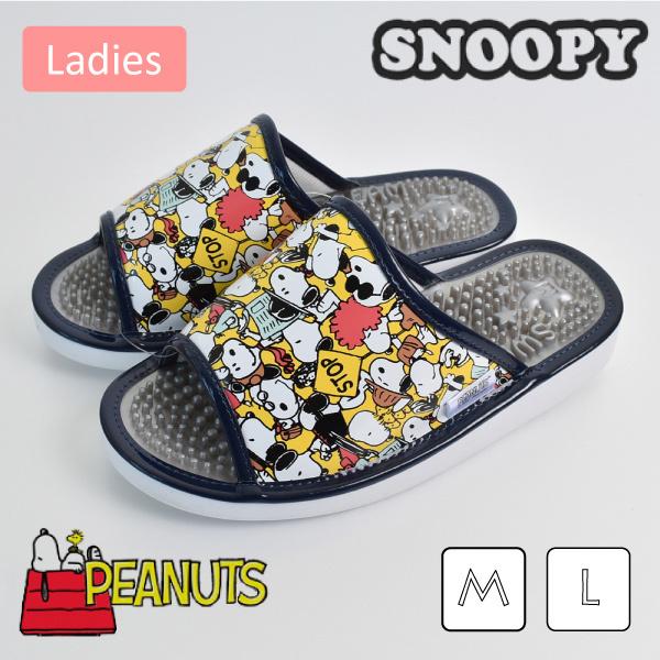 スヌーピー Snoopy 健康サンダル ネイビー レディース 健康サンダル 屋内シューズ 履きやすい靴 合成皮革 日本スリッパ Iynpn パーティハウスヤフー店 通販 Yahoo ショッピング