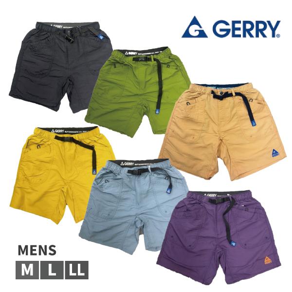 紳士 メンズ GERRY ハーフパンツ ショートパンツ 夏水陸両用 撥水加工 UVカット 接触冷感 M L LL ビーチ プール 水辺 スポーツ アウトドア 夏服 夏用