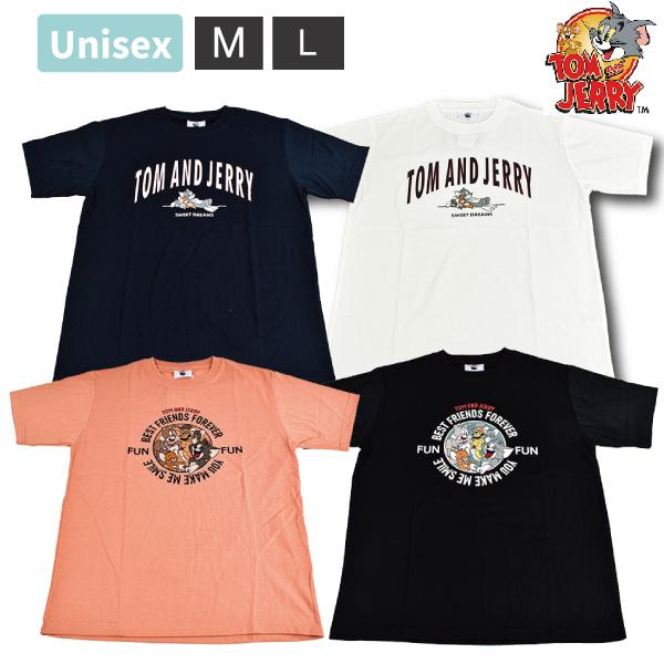 トムとジェリー 半袖 Tシャツ メンズ レディース ユニセックス 紳士 婦人 キャラクター かわいい おしゃれ カジュアル 男女兼用 M L ドライ 夏 1個までメール便