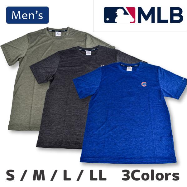 MLB 半袖 Tシャツ メンズ 1点までメール便可 ヤンキース パドレス カブス メジャーリーグ ベースボール 野球 トップス カットソー 男性 S M L LL カーキ 青 黒
