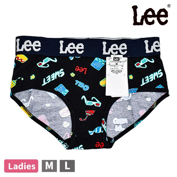 LEE リー 婦人 レディース ショーツ レギュラー 下着 肌着 ブラック