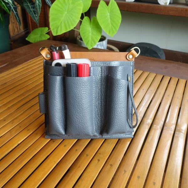 【アウトレット】フローリスト ケース 本革 手づくり シザーケース 花屋 写真の現品 １点もの 【必ず下記の商品説明をご覧ください】