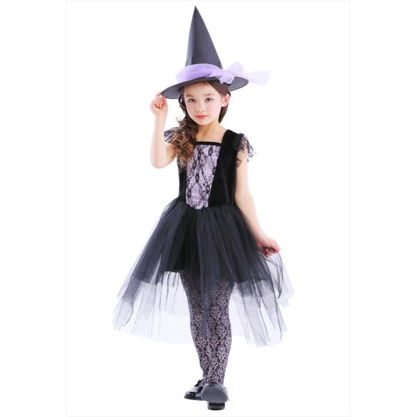 ハロウィン コスプレ 衣装 仮装 コスチューム 魔女 パンプキン 黒 ワンピース 子供用 女の子 ノワールウィッチ 140 Buyee Buyee Japanese Proxy Service Buy From Japan Bot Online