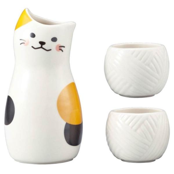 とっくり おちょこセット 三毛猫 徳利とお猪口のセット おもしろ食器 猫グッズ ネコ雑貨 Buyee Buyee Japanese Proxy Service Buy From Japan Bot Online