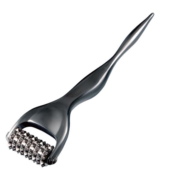 『熱伝導トリートメントローラー ブラック』トリートメント ローラー フェイシャル 鍼 表情筋 刺激商品サイズ/重量（約）幅3.3・奥行1.5・高さ13.4(cm)/42g■生産地：中国■素材・成分：ローラー：銅合金ハンドル：アルミニウム合金...