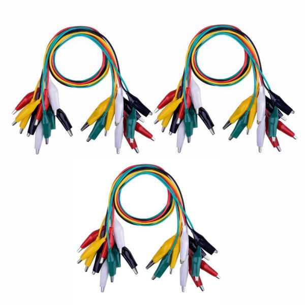 5色　30本セットテスターワイヤー 50cmダブルエンド電気テスト用ケーブル Amazon | Kiligen 30本セット5色半田テスターワイヤー 50cmり