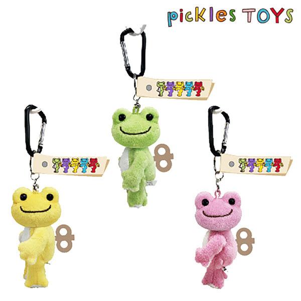 175014-38 かえるのピクルス ピクルスTOYS カラビナ付き