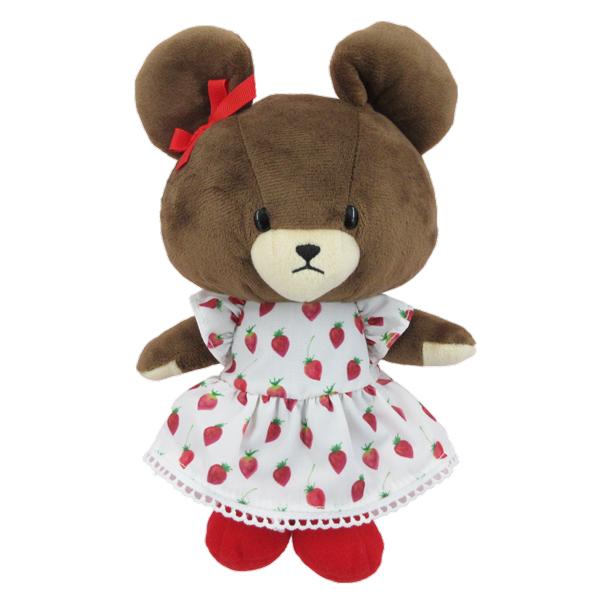 192691-24 くまのがっこう イチゴ S サイズ ぬいぐるみ the bears
