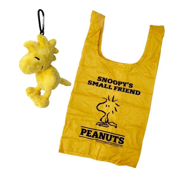 SNOOPY（スヌーピー） 206343-25 ぬいぐるみ エコバッグ WS ウッド