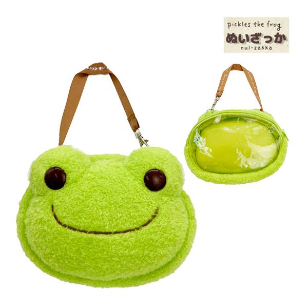 215727-25 かえるのピクルス ぬいざっか ポーチ pickles the frog