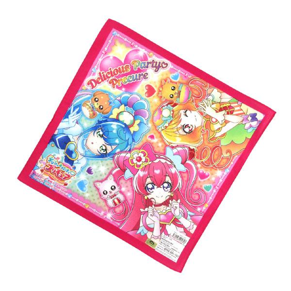 ネコポス便発送可】25031 デリシャス パーティ プリキュア ハンカチ