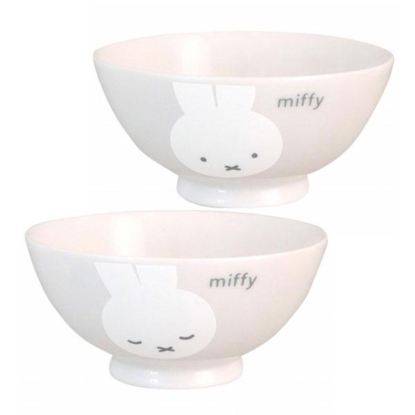 Miffy（ミッフィー） 288111-12 金正陶器 茶碗 ホワイトフェイス