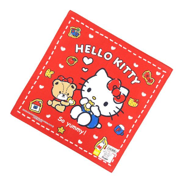 【ネコポス便発送可】30001 ハローキティ ハンカチ サロンジェ Hello Kitty Sanrio サンリオ 入園 入学 携帯 子供 キッズ