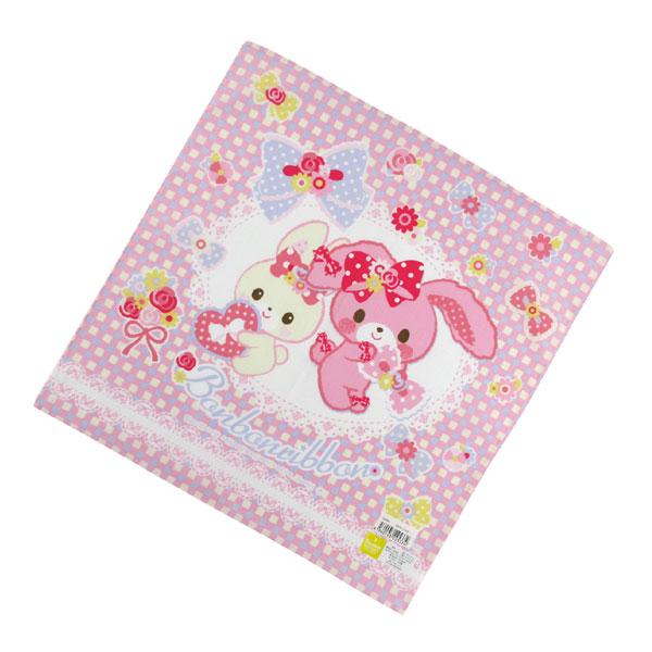 【ネコポス便発送可】39081 ぼんぼんりぼん ハンカチ サロンジェ Sanrio サンリオ 入園 入学 携帯 子供 キッズ