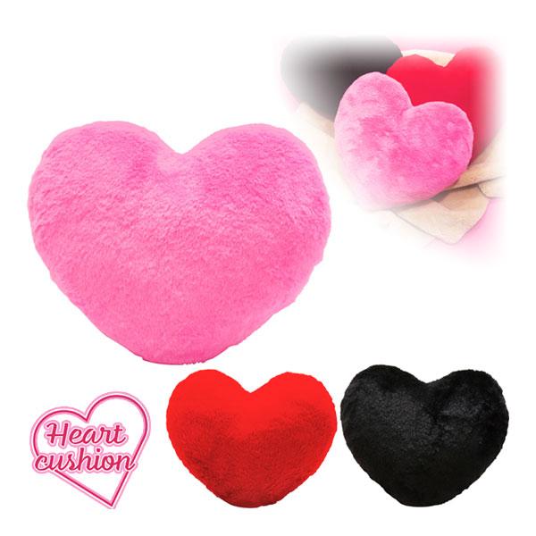 87431-33 ハートクッション ピンク レッド ブラック HEART CUSHION