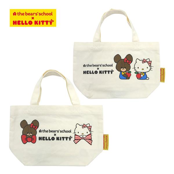 【ネコポス便発送可】KGKT-HM くまのがっこう×ハローキティ ミニトート りんご リボン bears'school×HELLO KITTY SANRIO サンリオ BAG バッグ ファッション