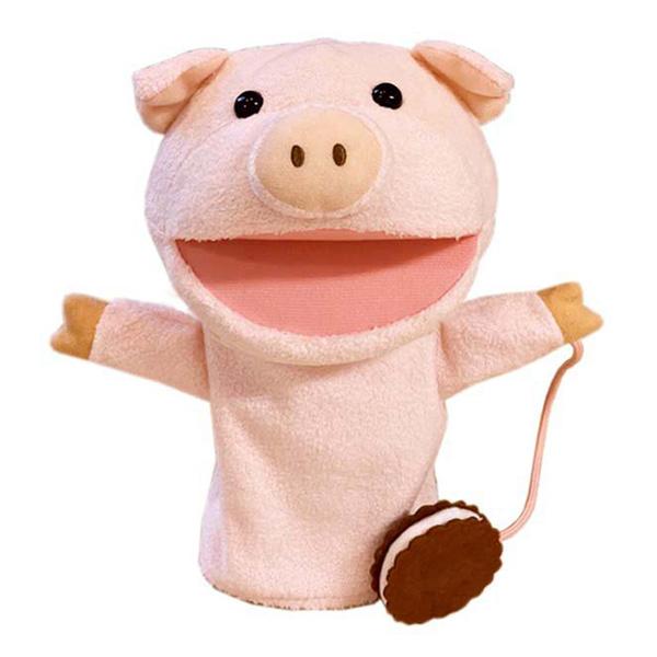 モン・スイユ 10716 もぐもぐパペット ブタ MONSEUIL 動物 アニマル