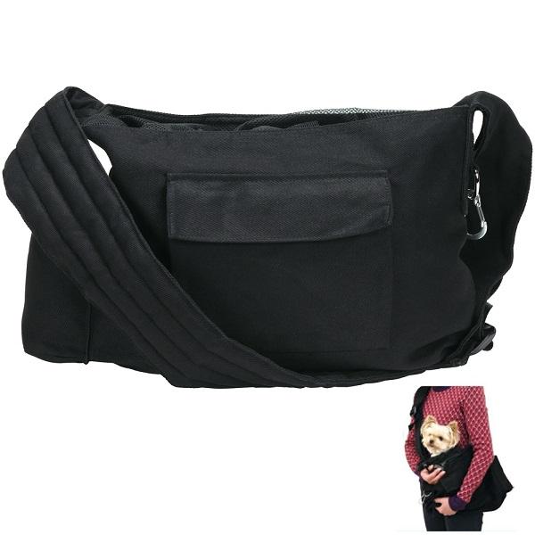 ワンちゃん・ネコちゃん入れて使えるペットスリングバッグ です。両手がフリーに使えるので、ペットと一緒のお出かけ中でも買い物などの用事もスムーズにこなす事ができます。バックからの不意の飛び出し対策に、首輪とつなげる飛び出し防止フックと、巾着式...