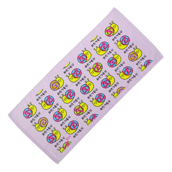 ネコポス便発送可】209869 おえかきさん フェイスタオル かたつむり