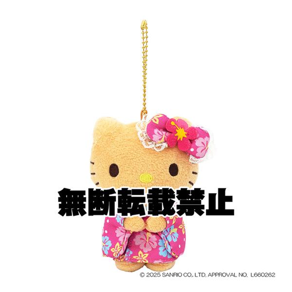 ハローキティ 220653-26 日焼け着物 MC マスコット ぬいぐるみ HELLO
