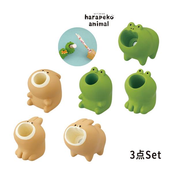 pk-62071-76set はらぺこあにまる3点セット（ペンスタンド+印鑑