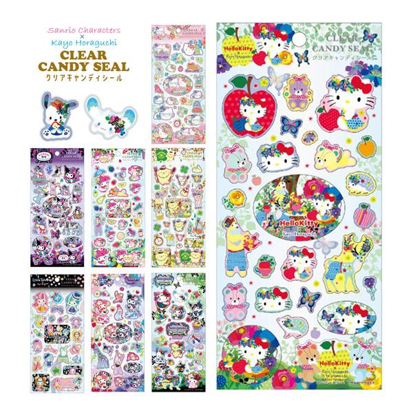 【メール便送料無料】SAHO-CS サンリオキャラクターズ×ホラグチカヨ クリアキャンディシール
