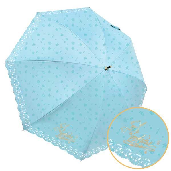 アリエル ブルー キャラクター晴雨兼用エンボス長傘 ５０ｃｍ ディズニー キャラクター 雨 日除け 紫外線 レイン Vx Rrib Bh3w パサパ 通販 Yahoo ショッピング