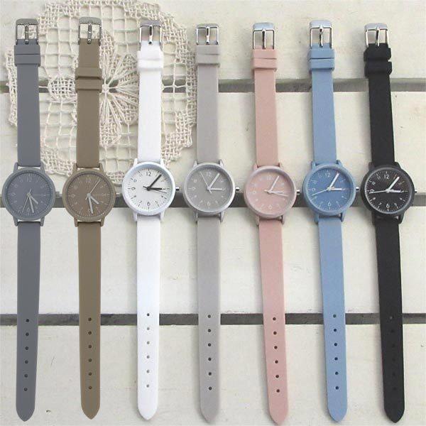 ネコポス便発送可】YM006 腕時計 アナログ ソダー小 シリコンベルト
