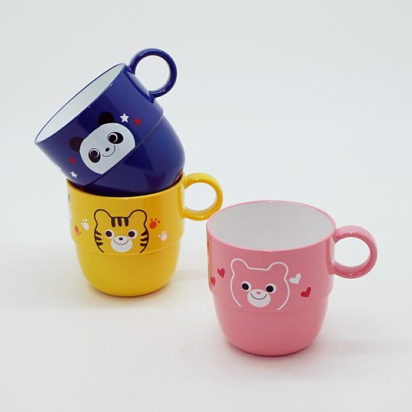 Hugme ハグミー レンジコップ マグカップ 男の子 子供 スタッキング 軽量 ギフト