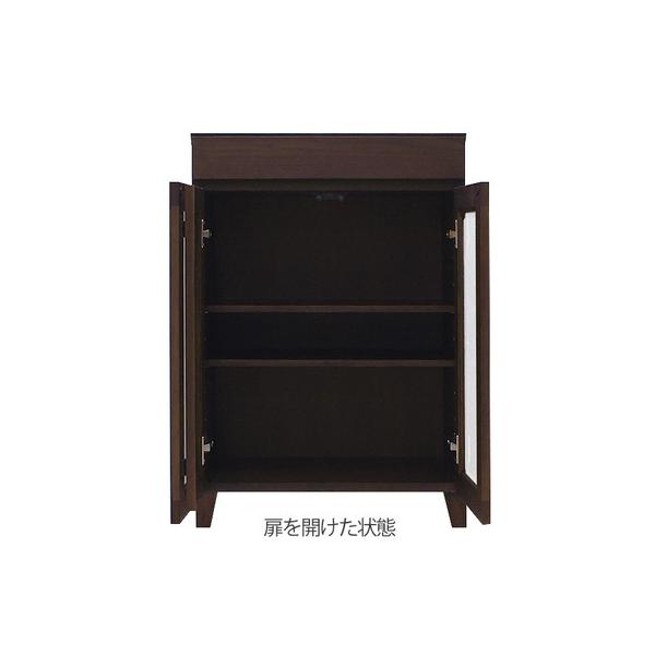 両開きキャビネット 本物志向 幅60cm 天然木 ウォールナットムク材 完成品 おすすめ 期間限定特別価格 家具 収納家具 ポイント 送料無料 コニーインテリア